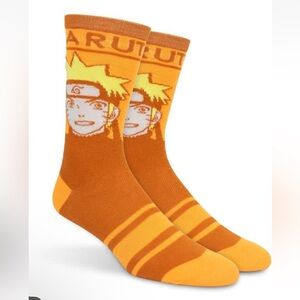 Naruto Orange Crew Socks
